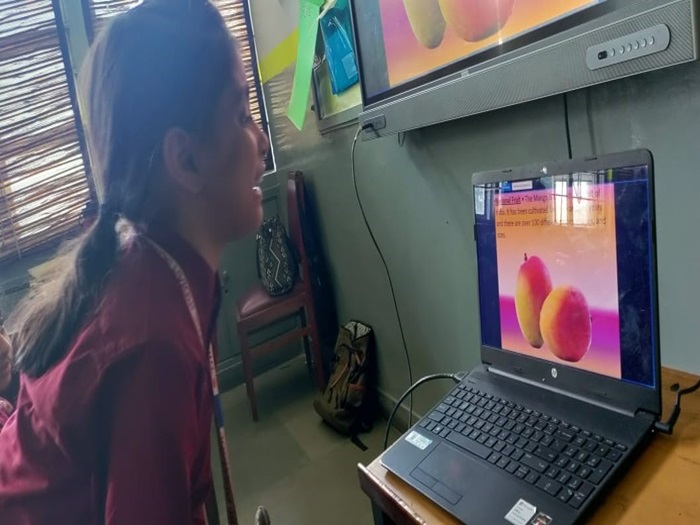 Skype classroom for class 2A with peers in a Greek school